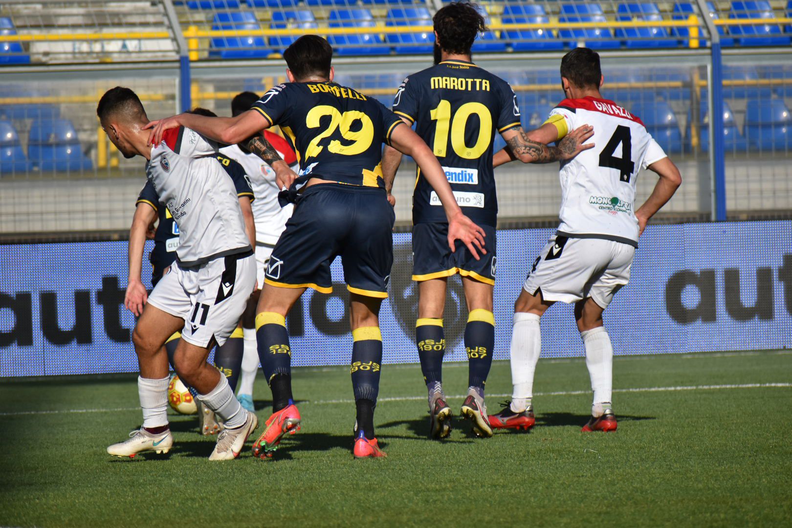 Uno scatto di Juve Stabia-Foggia 3-0 (Serie C - girone C, stagione 2020/2021) - crediti: foto di Luigia Spinelli