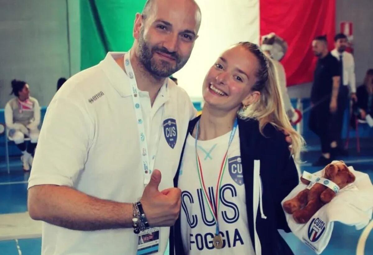 Campionati università di Foggia, oro nella sciabola per Gaia Pia Carella - Gaia Pia Carella