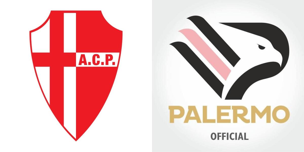 Padova-Palermo, diramata la designazione arbitrale - Immagine in evidenza: Padova-Palermo - crediti foto (rispettivamente per i due stemmi): pagine Facebook ufficiali delle due società