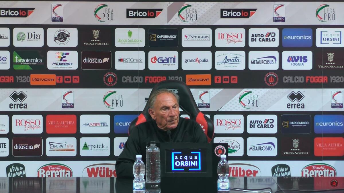 Foggia, Zeman in vista dell'Entella: "Continuare a fare miracoli" - Immagine in evidenza: Zdeněk Zeman - crediti foto: screenshot dalla conferenza stampa (07/05/2022) antecedente a Foggia-Virtus Entella, pubblicata sul canale ufficiale YouTube del Calcio Foggia 1920