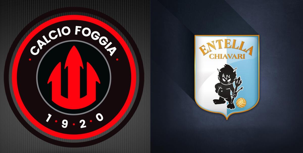 Playoff Serie C, le formazioni ufficiali di Foggia-Virtus Entella - Immagine in evidenza: Foggia-Virtus Entella - crediti foto: profili ufficiali Twitter delle società, rispettivamente per i due stemmi
