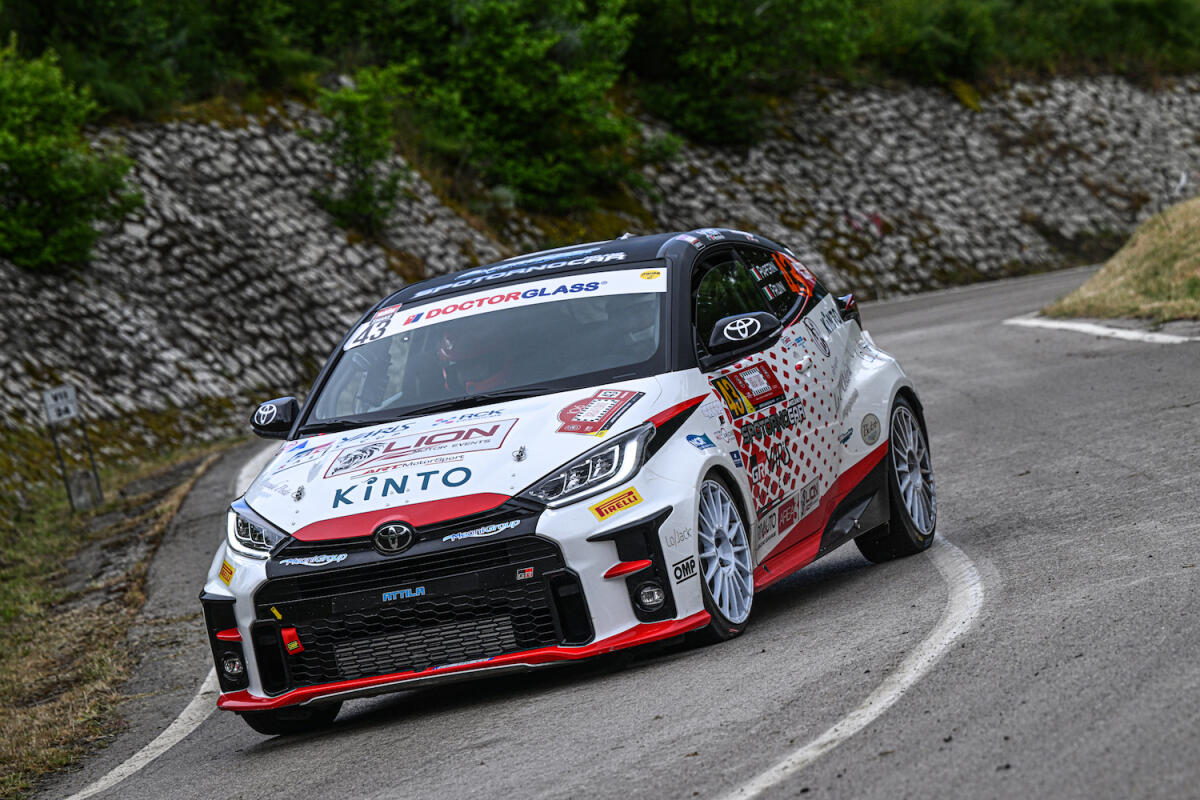 A THOMAS PAPERINI IL PRIMO ROUND DELLA GR YARIS RALLY CUP - 