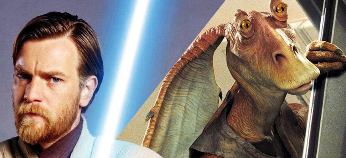 Ewan McGregor vorrebbe il ritorno di Jar Jar Binks! - Obi-Wan Kenobi e Jar Jar Binks