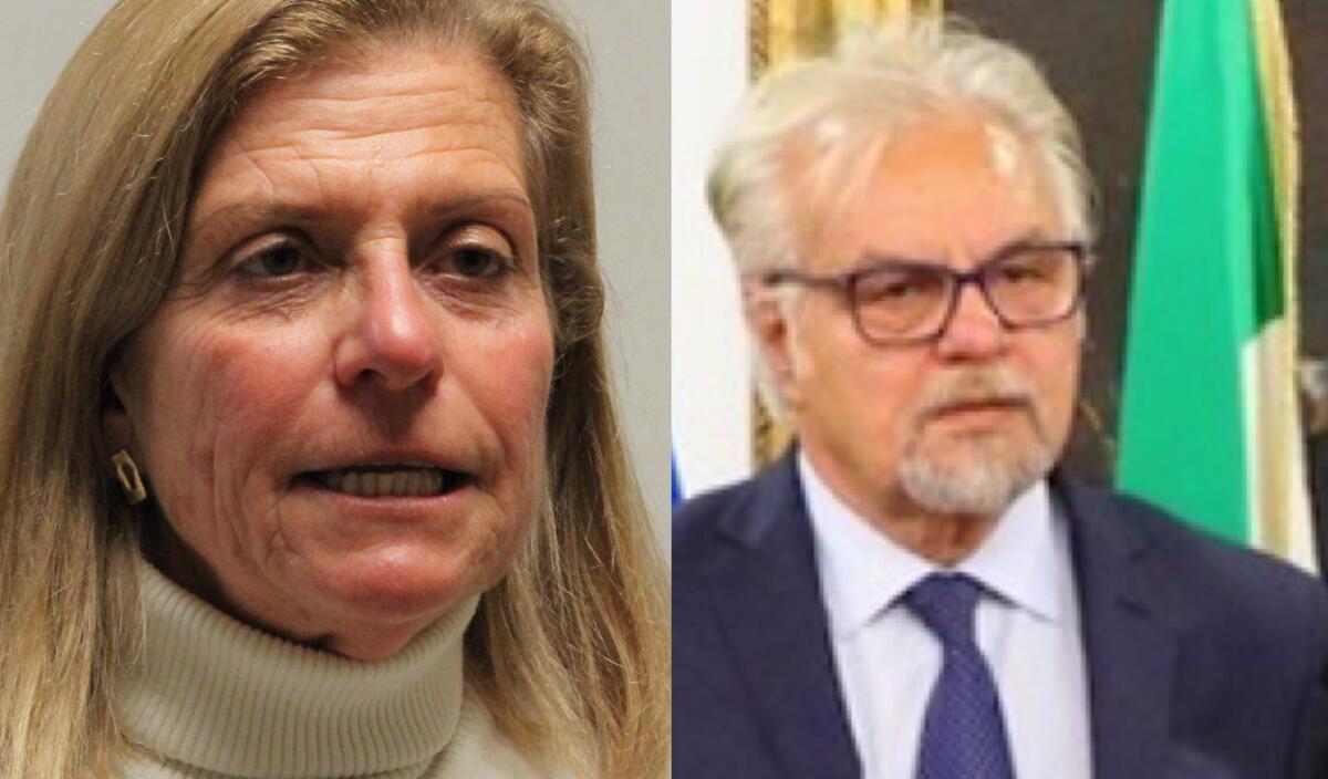 Il sessismo “al pisello” del consigliere regionale di Fdi Rocco Leone - Margherita Perretti e Rocco Leone