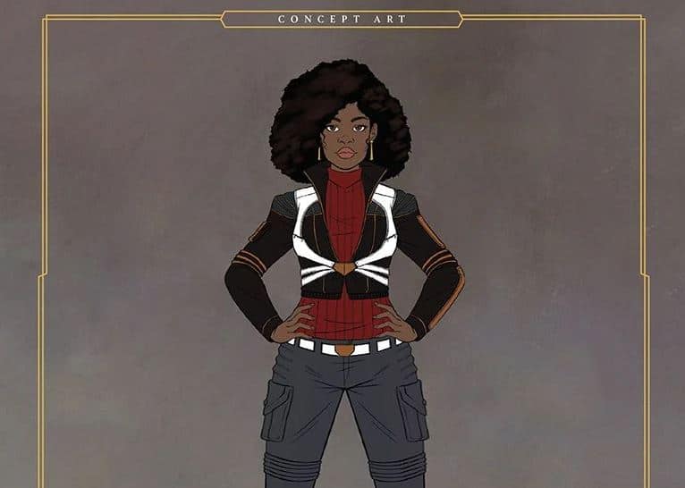 Concept art della protagonista Sylvestri Yarrow