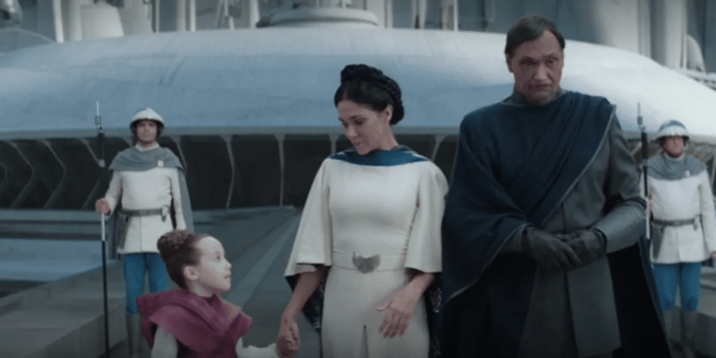 La famiglia Organa su Alderaan