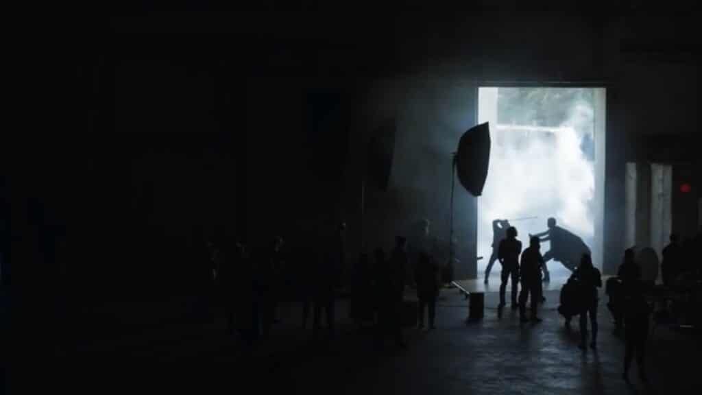 Il backstage dell'allenamento