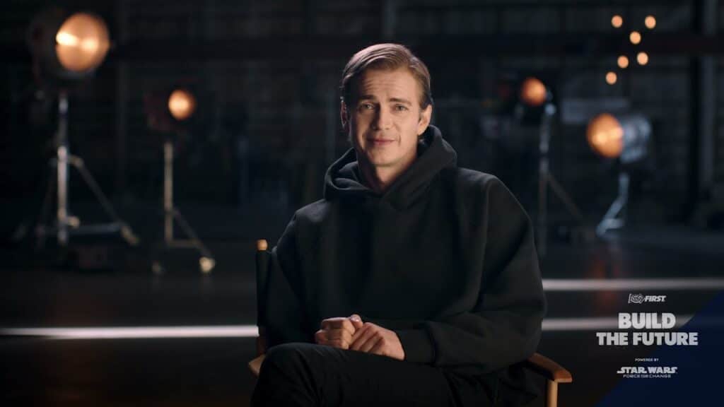 Hayden Christensen nel video di Build the Future.Da: StarWars.com