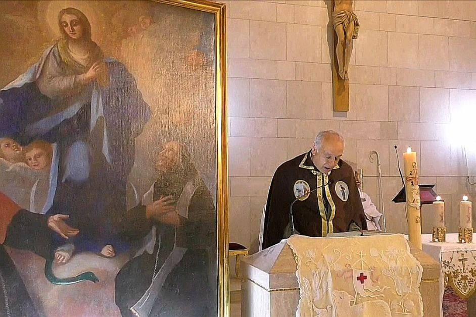 Torna a splendere il quadro dell’Immacolata a S. Agata, pregio del '700