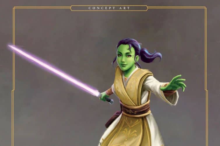 Concept art della mitica Vernestra Rwoh