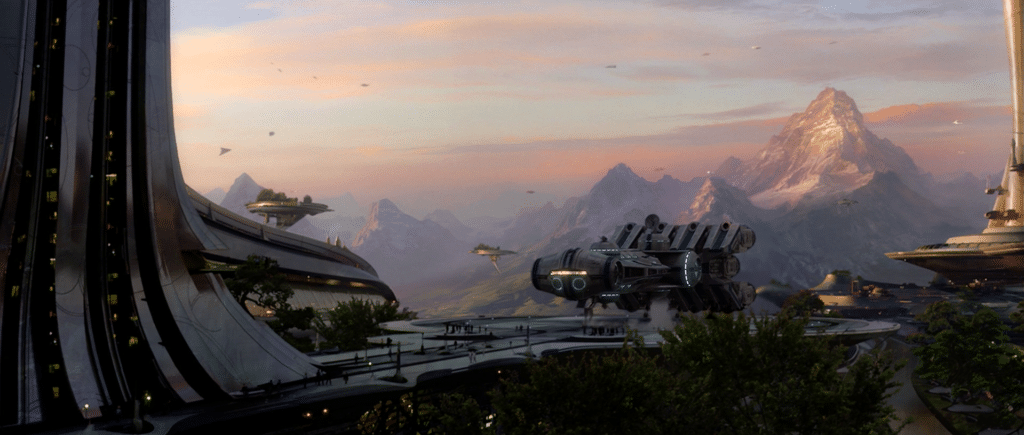 La Tantive IV su Alderaan
