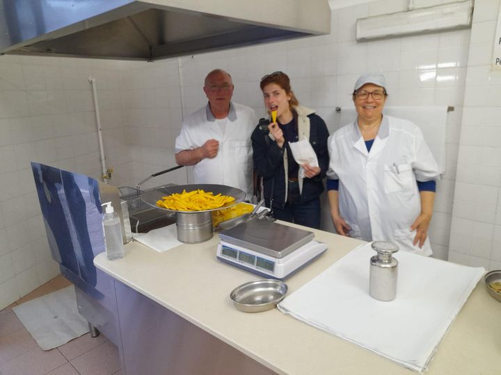 Giannetta a Foggia nel negozio di scagliozzi, ma è stata anche al Giordano