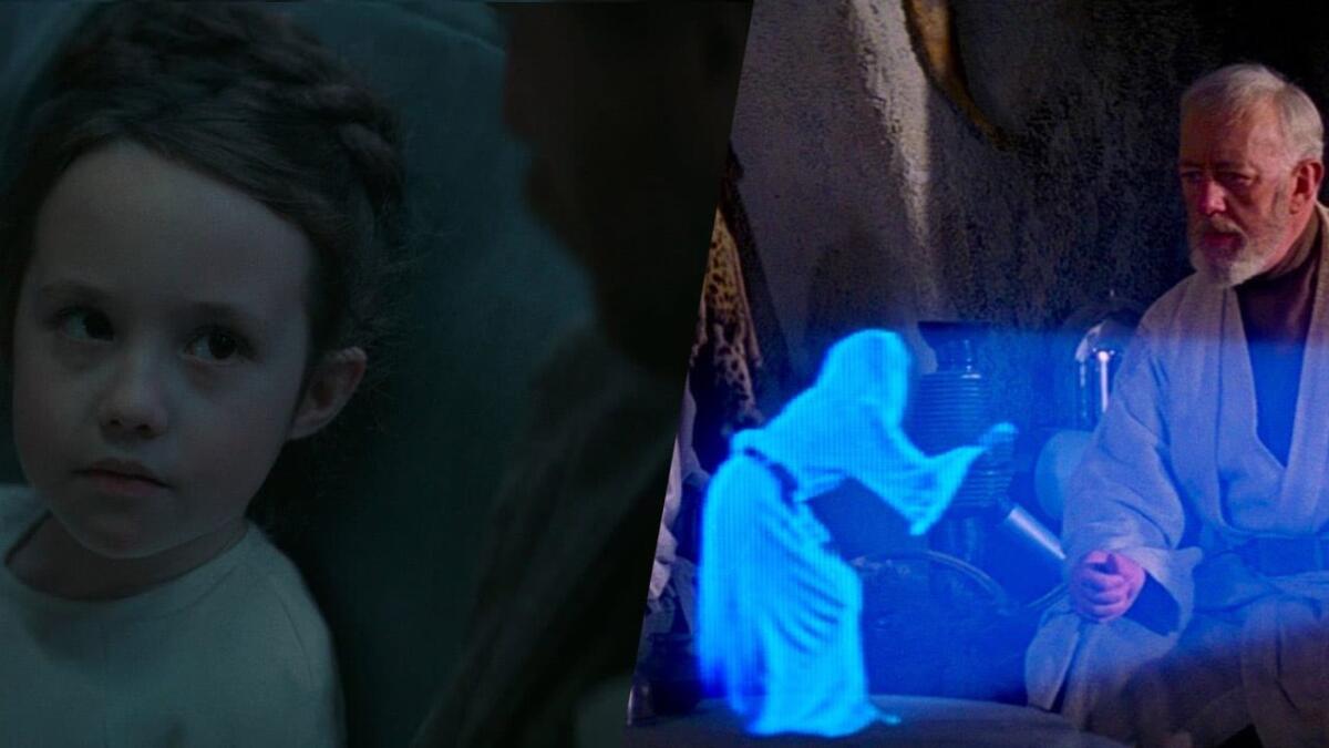 Il rapporto tra Leia e Obi-Wan, tra la serie ed Episodio IV - Leia e Obi-Wan Kenobi