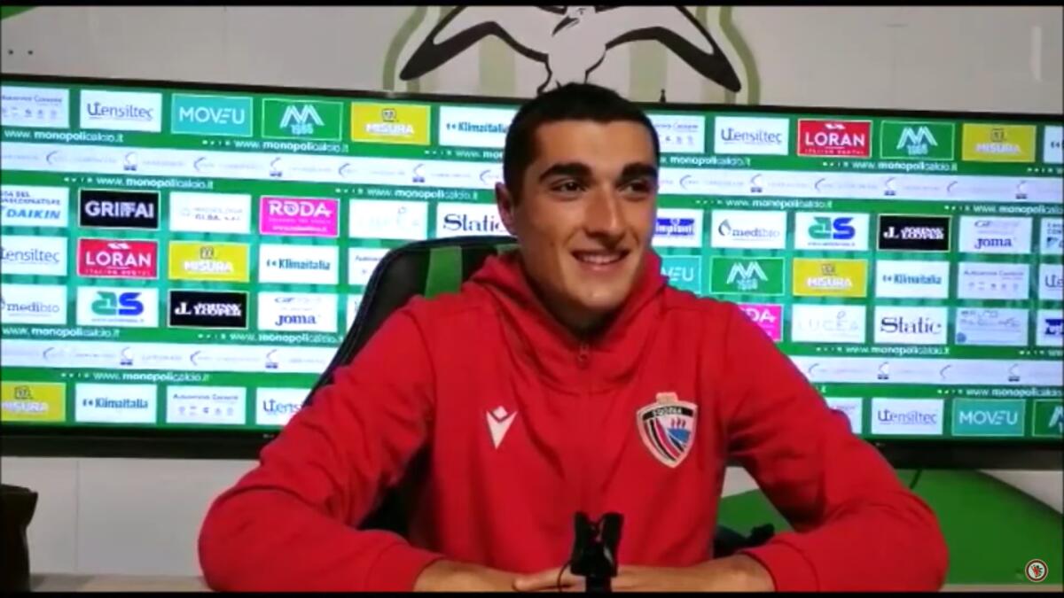 L'ex Foggia Garofalo è il primo acquisto del Brescia - Immagine in evidenza: Vincenzo Garofalo - crediti foto: canale Youtube ufficiale Calcio Foggia 1920