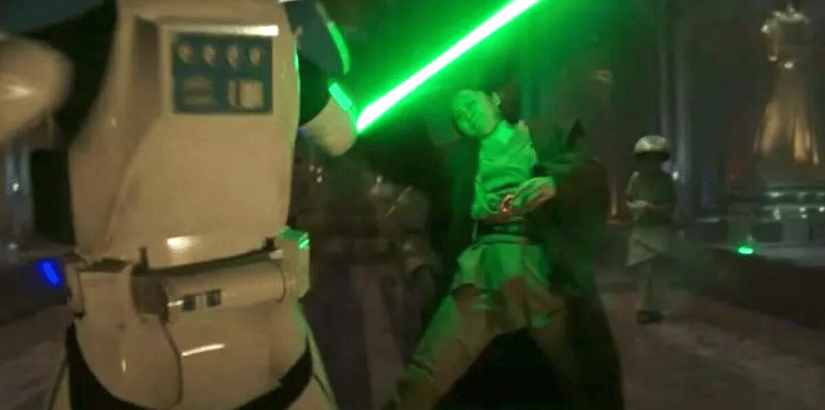 Obi-Wan Kenobi: splendido video backstage di cloni e jedi durante l'Ordine 66! - La Maestra Jedi Minas Velti nel flashback