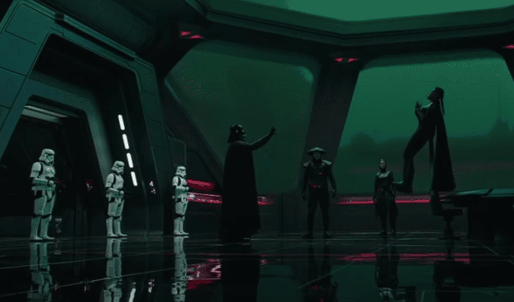Darth Vader se la prende con Reva