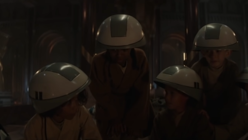 Reva e gli altri younglings al Tempio Jedi