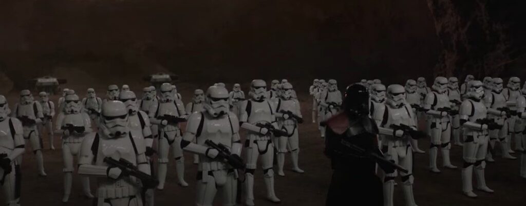 Stormtroopers e Purge Troopers assediano Jabiim