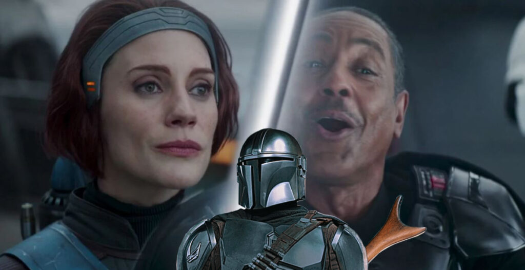Bo-Katan, Din Djarin e Moff Gideon