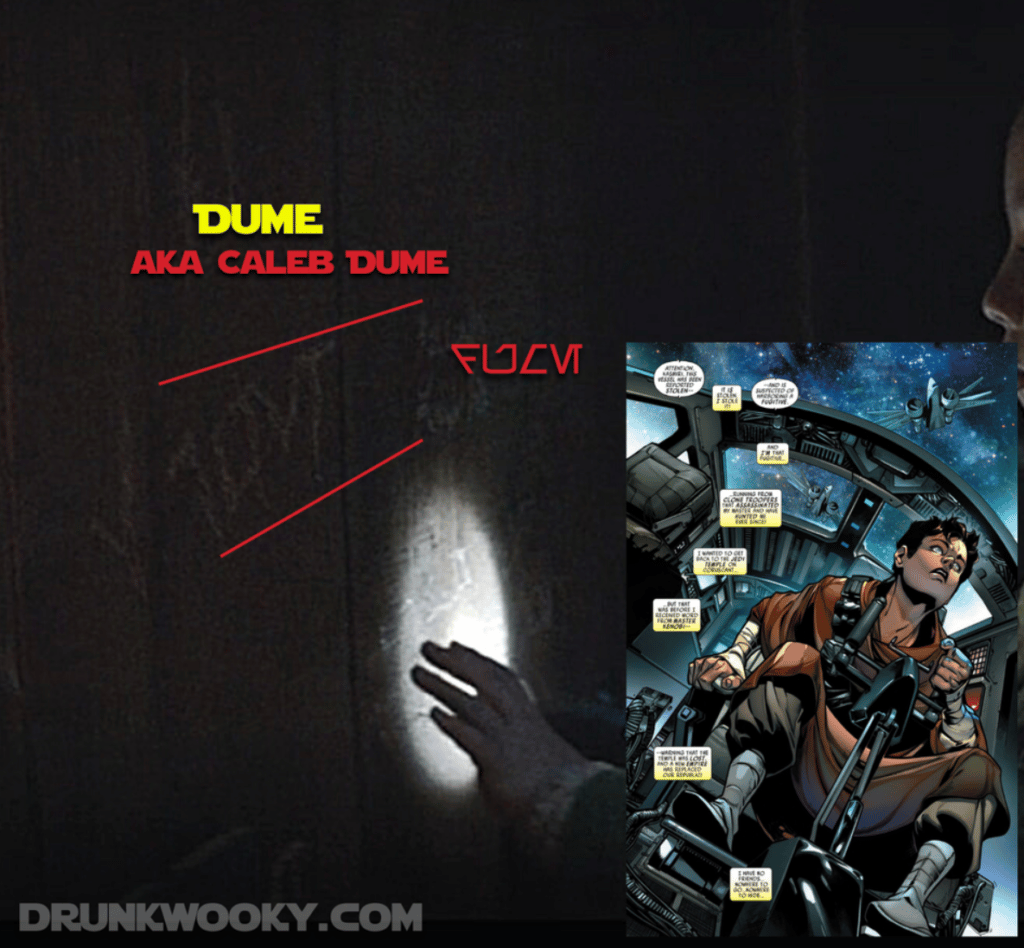 Nell'iscrizione non c'è scritto "Dume", ma probabilmente Rwe.Crediti in pic