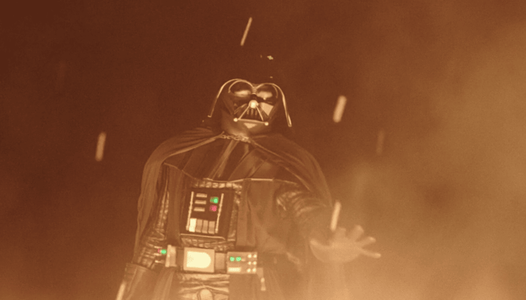 Darth Vader infligge dolore ad Obi-Wan