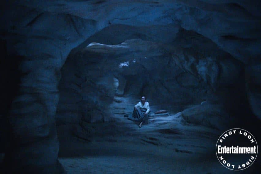 Obi-Wan nella sua angusta e isolata grotta