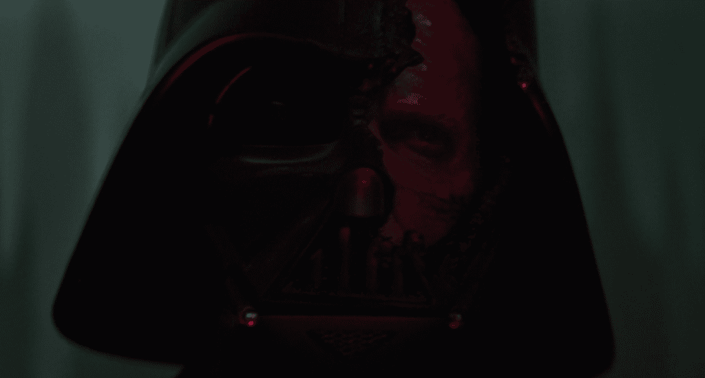 L'elmo spezzato di Darth Vader