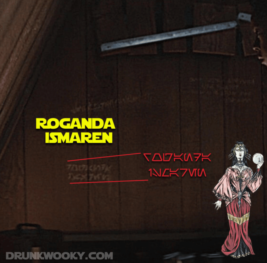 Il nome di Roganda Ismaren.Crediti in pic