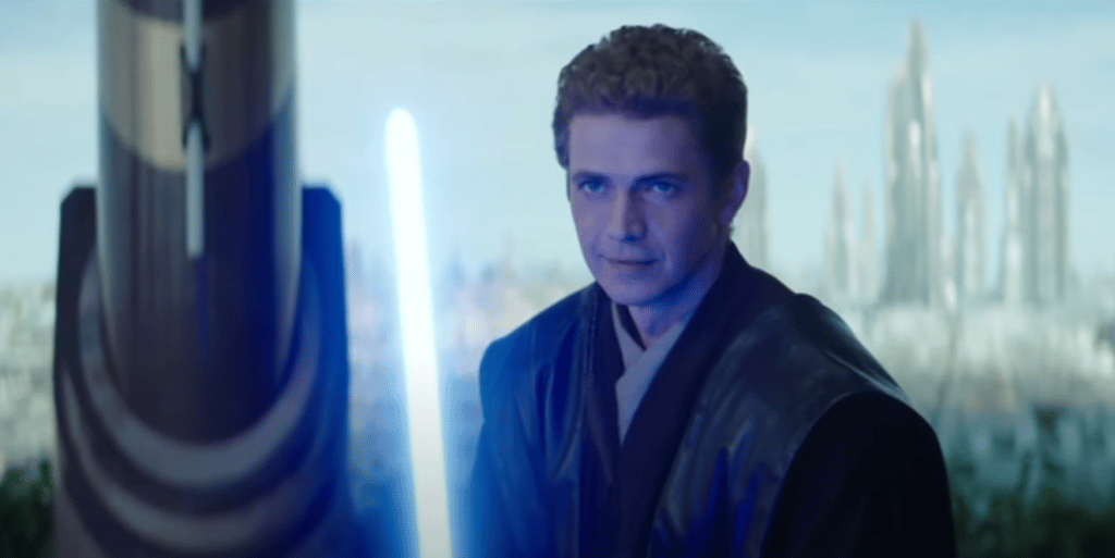 Anakin nel flashback del quinto episodio