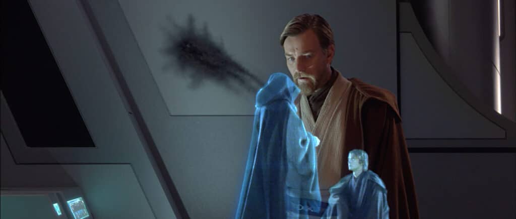 Obi-Wan scopre l'atroce verità in Episodio III