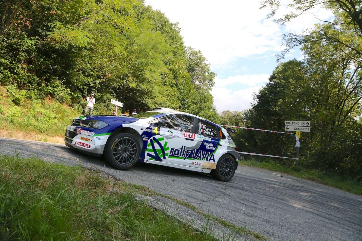RALLY LANA, VITTORIA PER PINZANO-ZEGNA - 