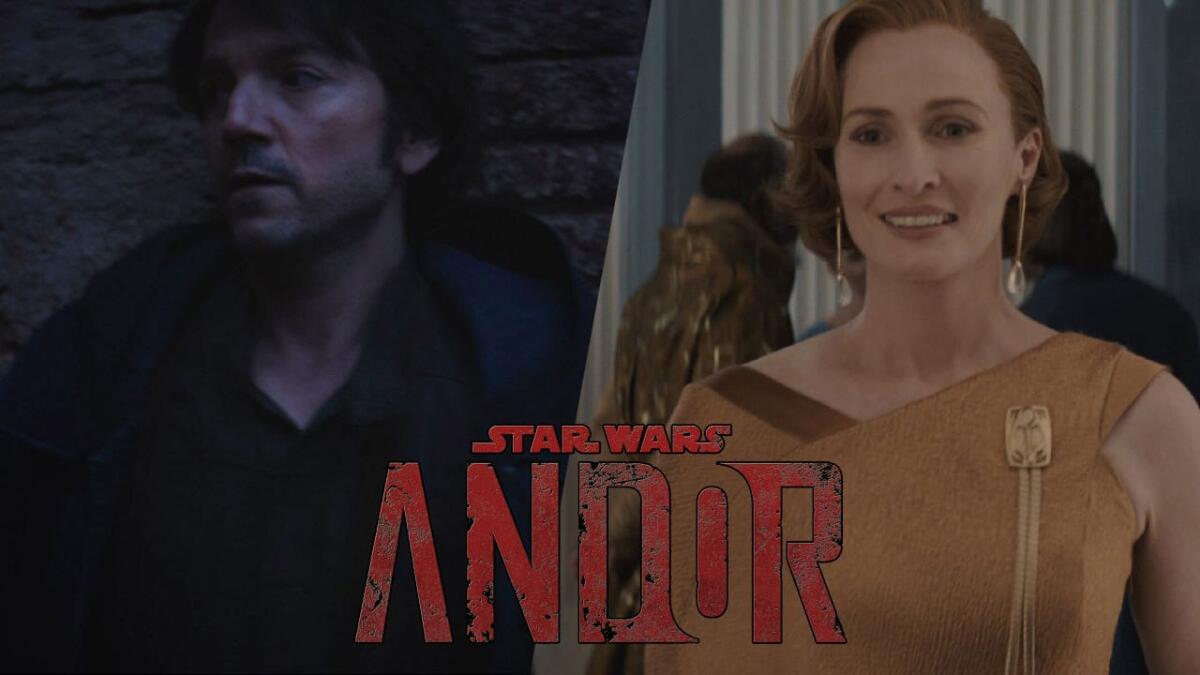 Andor: foto inedita e nuovi dettagli sulla struttura della serie! - Cassian Andor e Mon Mothma