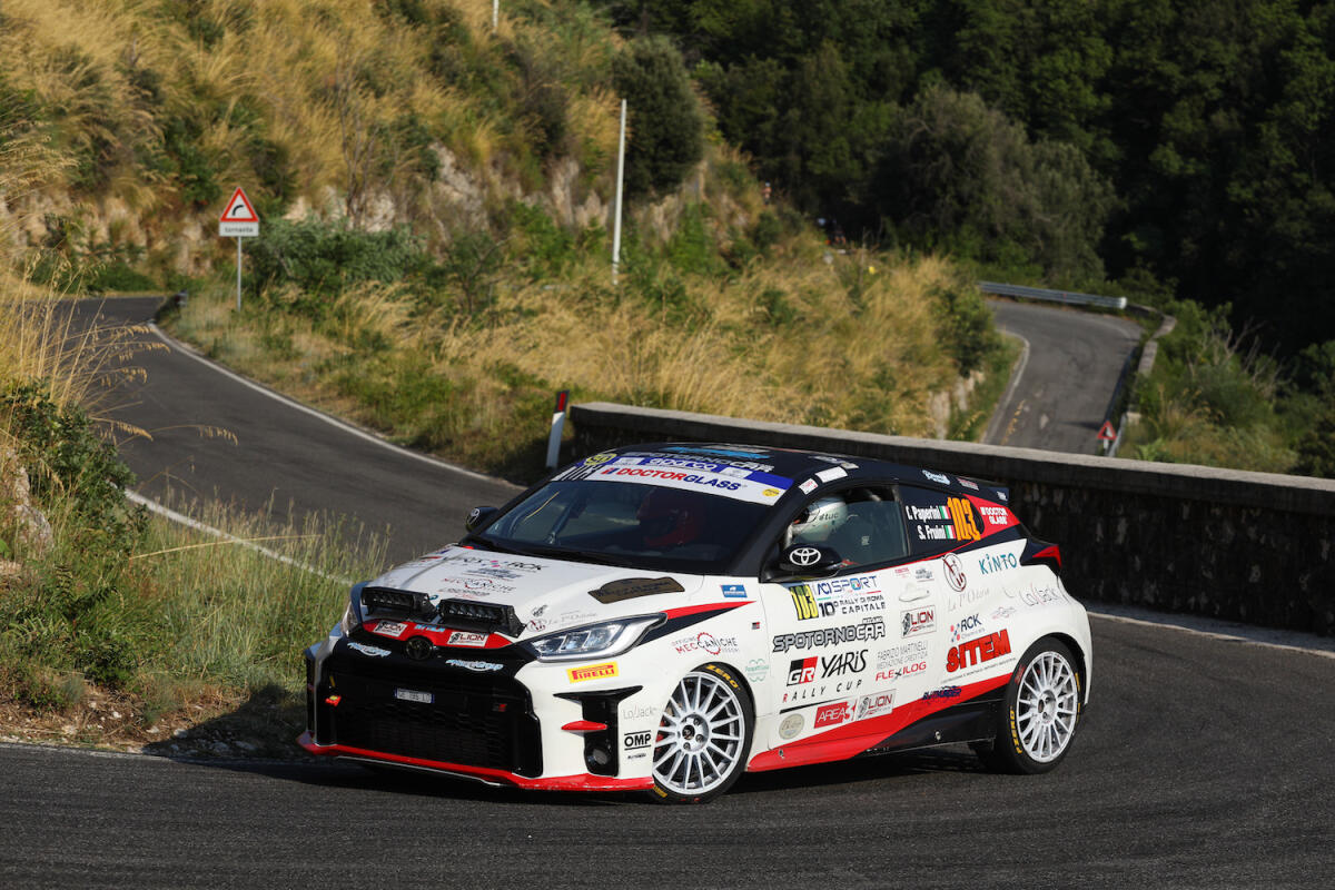 A PAPERINI-FRUINI ANCHE LA TERZA PROVA DELLA GR YARIS RALLY CUP - 