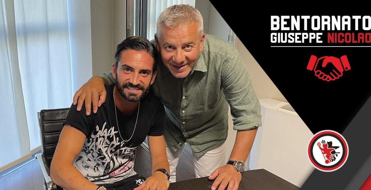 Calciomercato Foggia, UFFICIALE: biennale per Nicolao - Immagine in evidenza: Giuseppe Nicolao - crediti foto: sito ufficiale Calcio Foggia 1920
