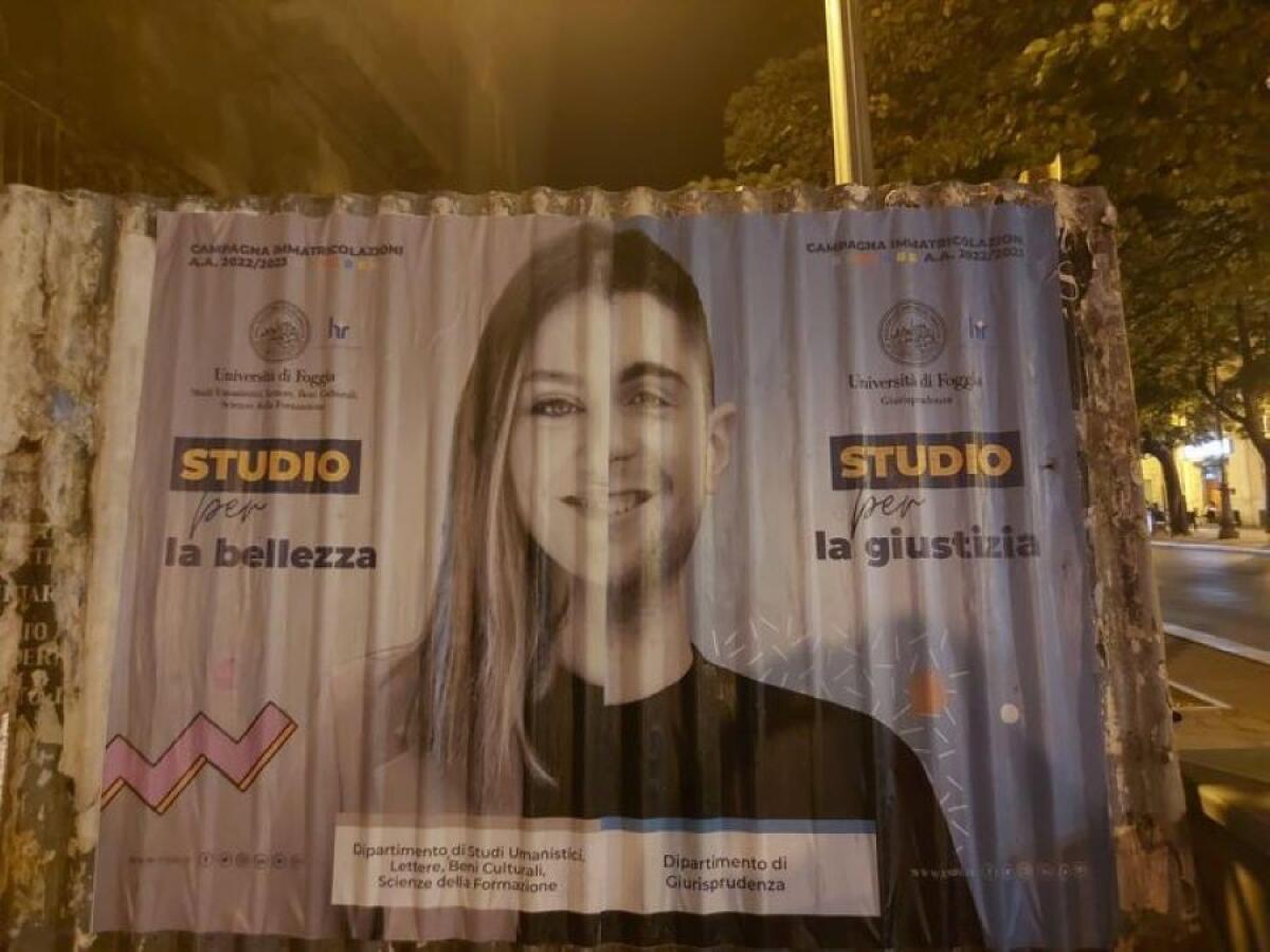 Caione sul manifesto dell'Unifg: “Che bellezza è se strizza l’occhio al sessismo?” - 