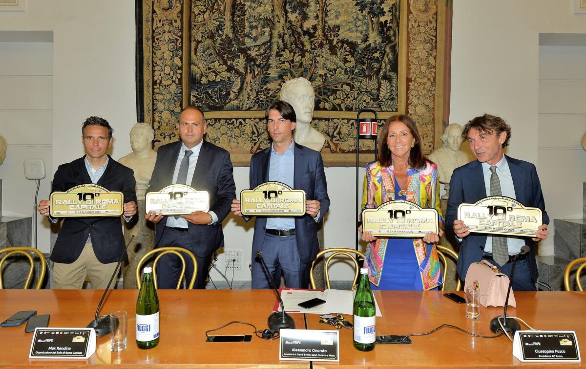 Presentato il Rally di Roma Capitale 2022 - 
