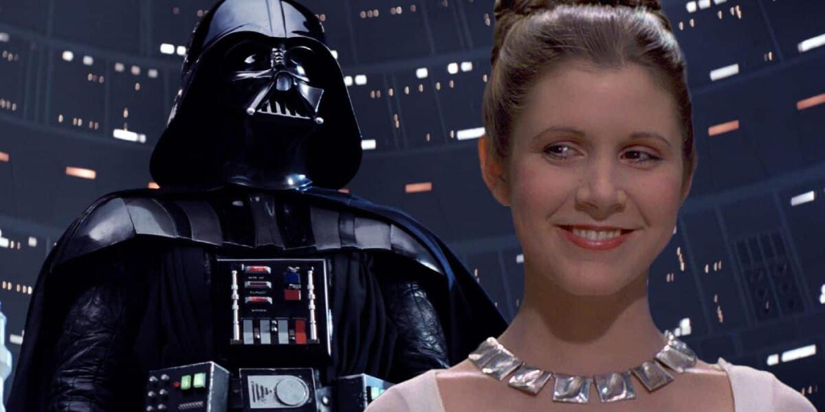 Rivelata la reazione di Leia alla scoperta che Darth Vader è suo padre - Darth Vader e Leia Organa