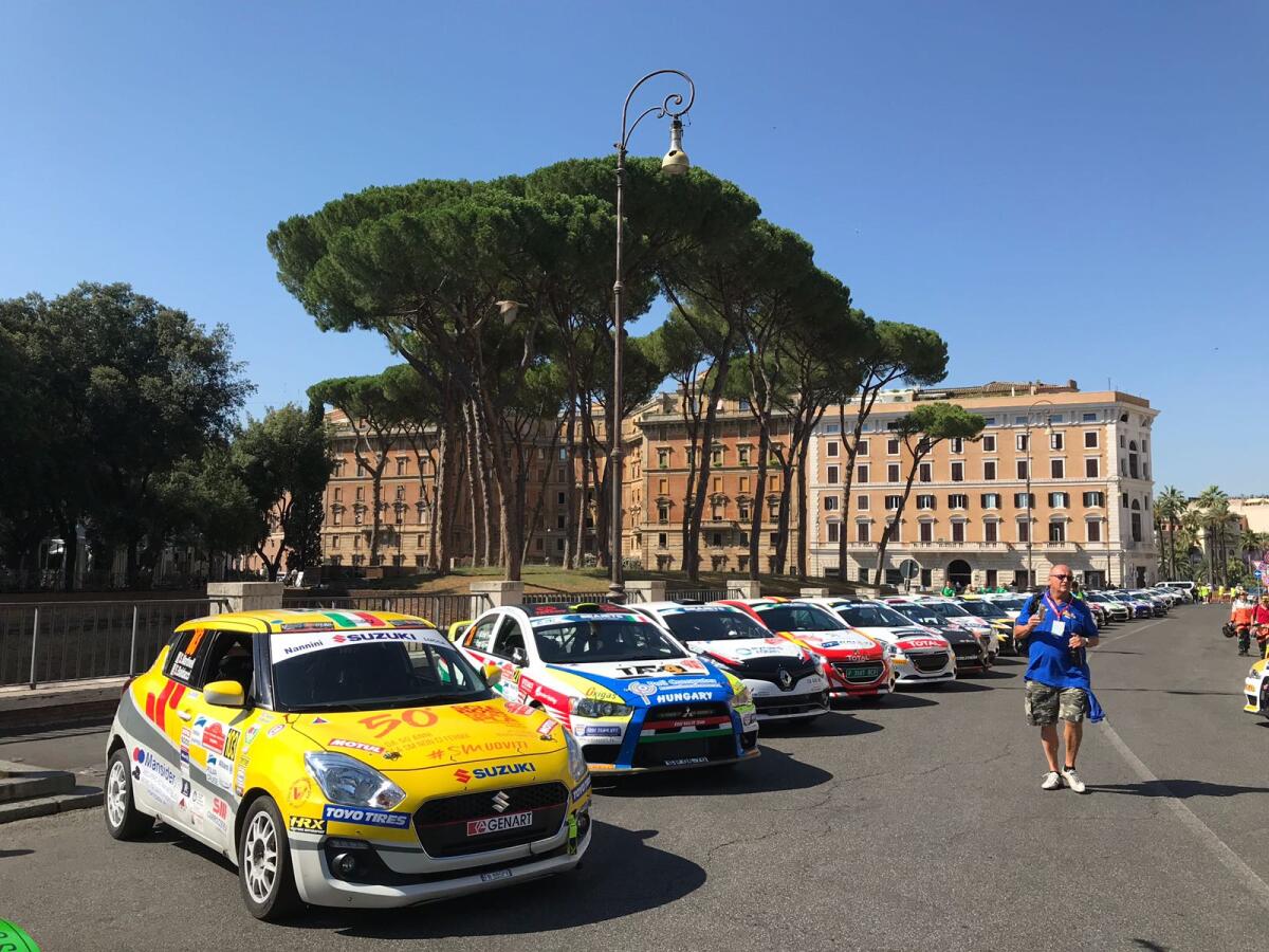 Aida Yespica madrina del Rally di Roma Capitale - 