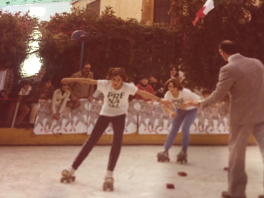 Gare di Pattinaggio in villa comunale a Foggia-(1978)