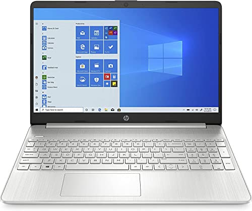 HP - PC 15s-eq2007sl Notebook, AMD Ryzen 3 5300U, RAM 8 GB, SSD 256 GB, Grafica AMD Radeon, Windows 11, Schermo 15.6 FHD Antiriflesso, Webcam, USB-C, USB, HDMI, Argento