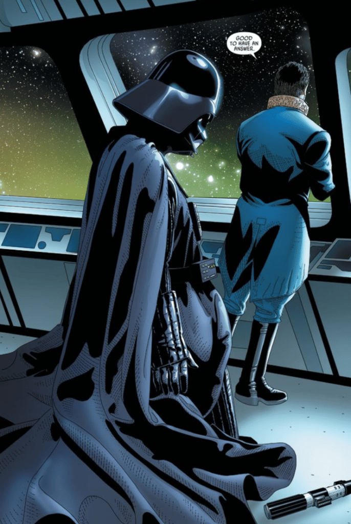 Vader paralizzato con l'armatura disattivata