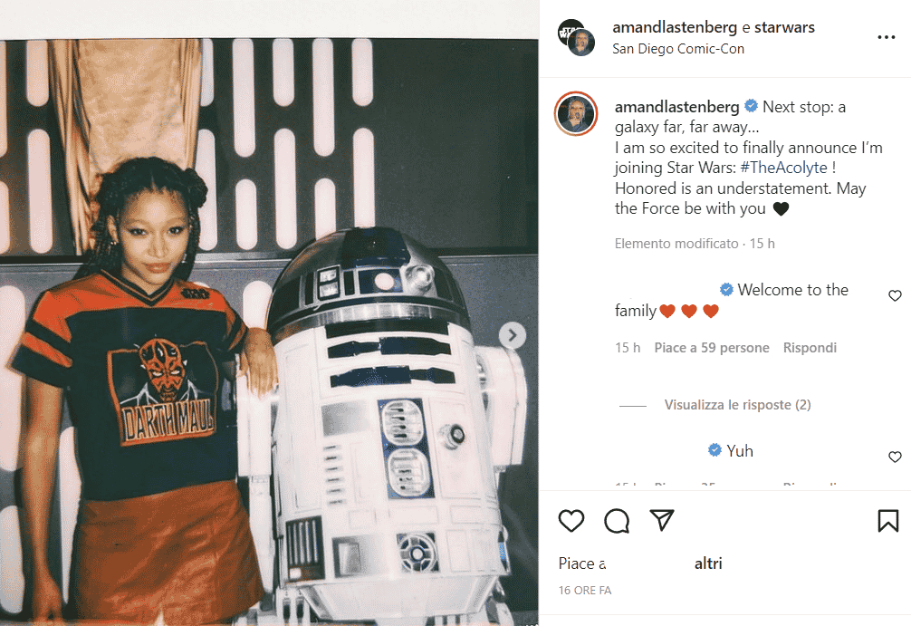 Il post di Amandla Stenberg
