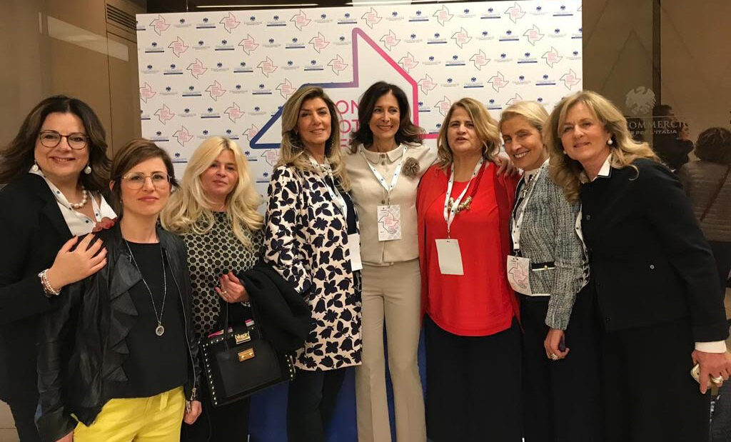 Gruppo Terziario Donna Foggia con la past president Patrizia Di Dio