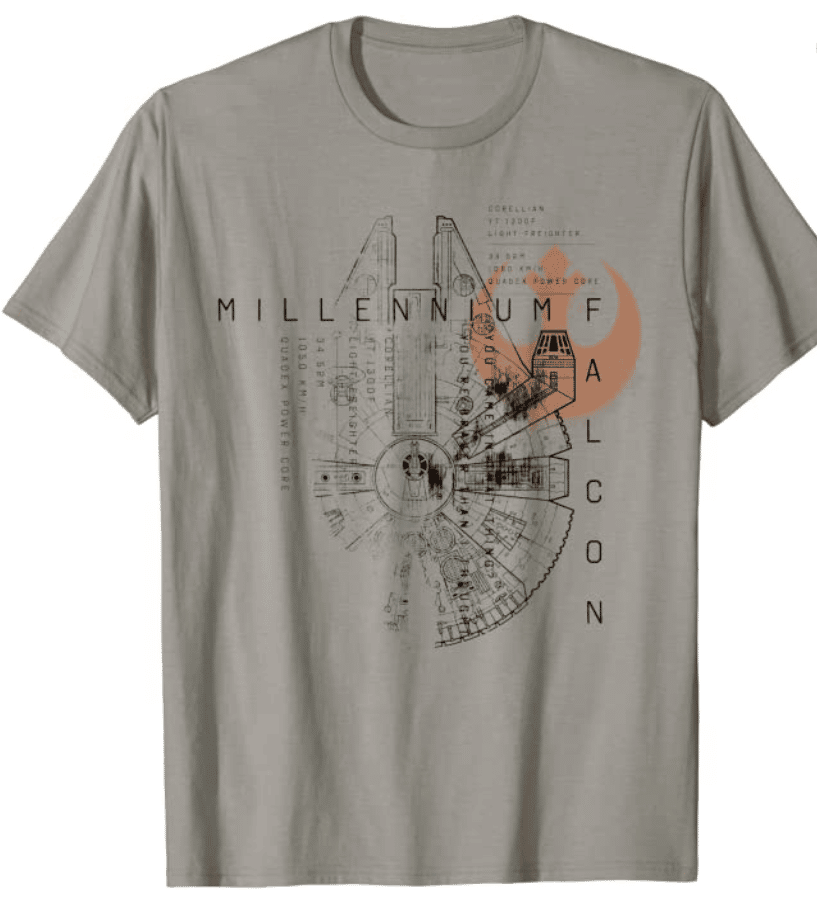 T-shirt del Millennium Falcon