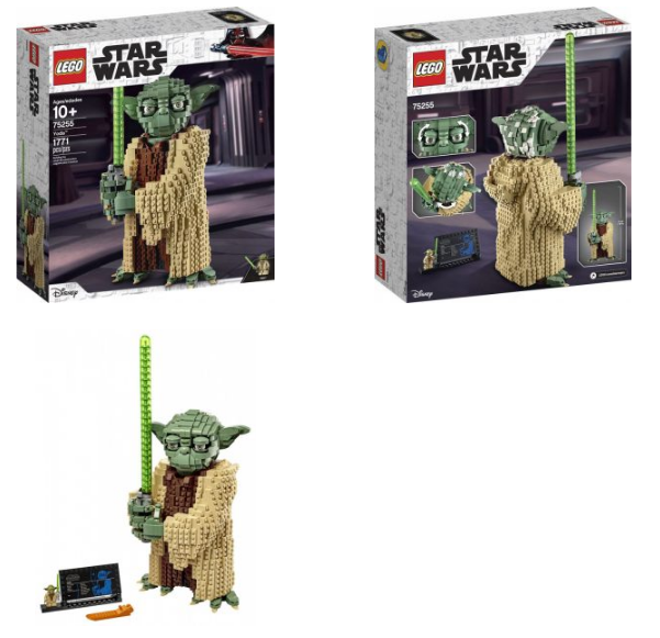 Il set Lego che ricostruisce Yoda (75255).