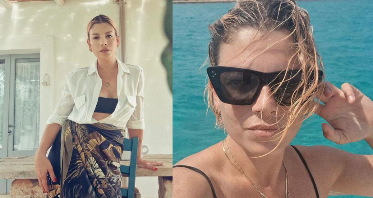Le lacrime di Emma che lascia famiglia e Salento, con sé una foto e la salsa - Foto di Emma Marone da Instagram
