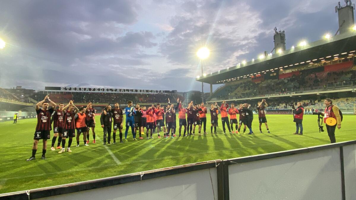 Foggia, riprendono gli allenamenti! Il programma - Immagine in evidenza: uno scatto di Foggia-Virtus Entella 1-0 (playoff Serie C 2021/2022) - crediti: foto di Luigia Spinelli