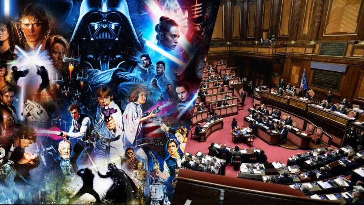 Un partito italiano sta utilizzando Star Wars per la sua campagna elettorale - Star Wars e il Parlamento Italiano