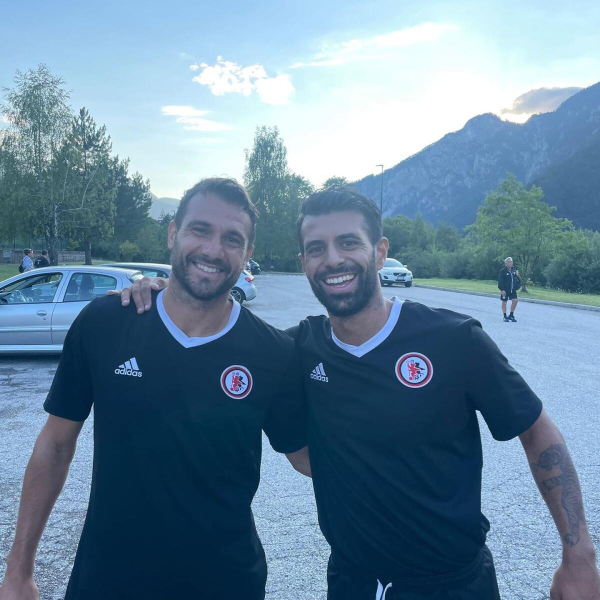 Foggia, sorridono Curcio e Schenetti: "Starsky&Hutch" - Immagine in evidenza: Alessio Curcio e Andrea Schenetti - crediti foto: pagina ufficiale Facebook Calcio Foggia 1920