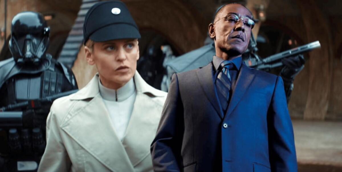 Andor: Denise Gough si è ispirata a Gus Fring di Breaking Bad per la sua villain - Dedra Meero e Gus Fring
